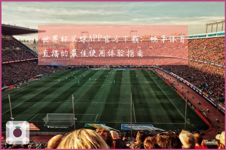 世界杯买球APP官方下载：畅享体育直播的最佳使用体验指南